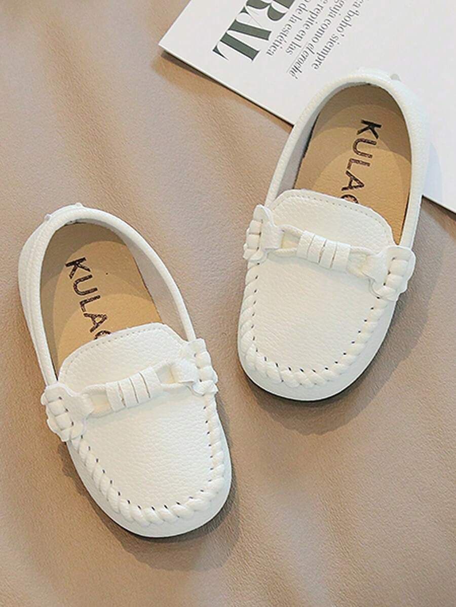 1 Pair New Solid Color Retro Casual Soft Bottom Wear-Resistant Flat Shoes