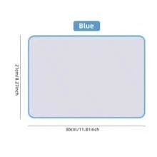 1 Pza Pizarra blanca de doble cara no magnética, pizarra blanca borrable y escribible, con bolígrafo, borrador, borde de 7 colores, tamaño A4 para dejar mensajes importantes en la oficina