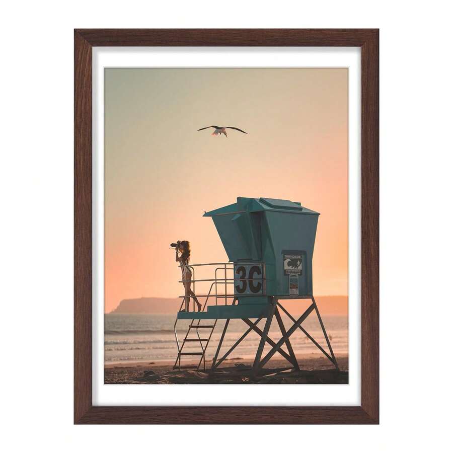 1 moldura de madeira minimalista, vários estilos e tamanhos: 4x6, 5x7, 6x8, 8x10, A4 polegadas, moldura de decoração para casa, pode ser colocada horizontalmente ou verticalmente, adequada para decoração de casa, presentes de feriado, emoldurar fotos ou pinturas de diamante, Ano Novo, Páscoa, Halloween, Natal