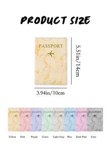 Customizable PU Leather Magnetic Lock Passport Holder, Travel Gift, Versatile, Multifunction, Colorful, Cute, Kawaii, Minimalist, Commuting, Business Casual, Custom, Personalized, Unique, Honeymoon Gift For Couples, Travel Essential - Multicolor - View 4