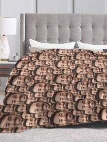 بطانية فاخر مطبوع بصورة شخصية، بطانية سرير مخملي بصورة عائلة شخصية، بطانية سرير بطبعة شخصية للوجه، بطانية سرير هدية عيد الميلاد الشخصية، بطانية سرير الوجه الشخصي "مقعر"