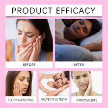 1pc Pink Night Mouth Guard Teeth Grinding Protector, Anti-Clenching & Grinding To Protect Teeth