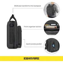 Unisex Altitude Durable Laptop Backpack Altitude Durable Laptop Backpack - As Pic - View 3