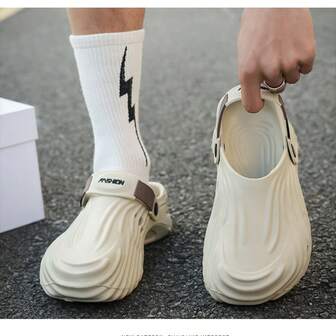 النعال الشاطئية سهلة الارتداء للرجال والنساء، أحذية شاطئية بلون صلب موديل 2025، مصممة بفتحة للأصبع، مناسبة للأنشطة الخارجية والرياضة والشاطئ والزفاف والحفلات والمكتب والمنزل والجيم