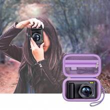 ALKOO Digital Camera Case Compatible With Zheozeig For Duluvulu For TEBNGIHNM For Oiadek For KVUTCIEIN For Femivo For Fulealfly 4K Vlogging Camera. Storage Holder Bag For Canon PowerShot Camera (Box Only) - Purple - View 7