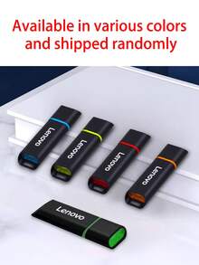 Lenovo 4GB USB Flash Drives SS160 Metal Real Capacity Memory Stick High Speed Flash Memory Black U Disk For PC - 彩色 - 查看 2