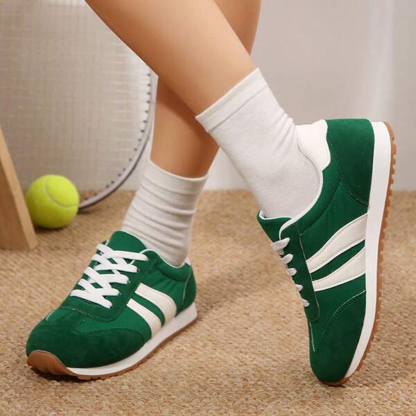 Women's Casual Korean Style Athletic Shoes, Fashion Versatile Running Sneakers
