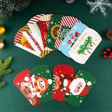 6 buc/12 buc/24 buc aleatorii Crăciun Kraft cadouri bomboane cutie ciocolată ambalaj alimente cadou ambalare gustare Anul Nou petrecere consumabile