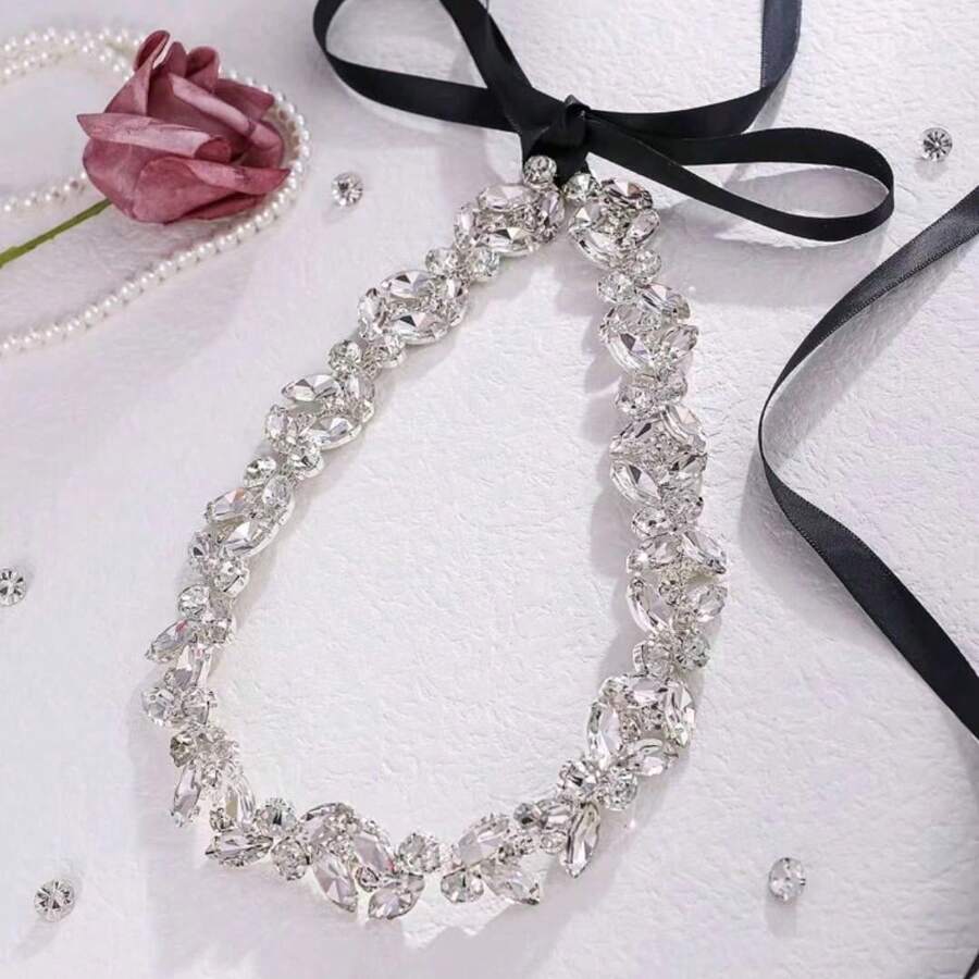 1pc Wedding Belt For Wedding, Headwear, Skirt, Jeans Belt Decoration.