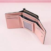 Women's Short Zipper Trifold Embroidered Fashion New Multi-Card Holder Clutch Coin Purse For Women Wallet Mini Wallet Purse Wallet Small Wallet