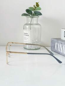 MELINDA MODA Women's Metal Fashion Eyeglasses Frame - 藏蓝色 - 查看 4