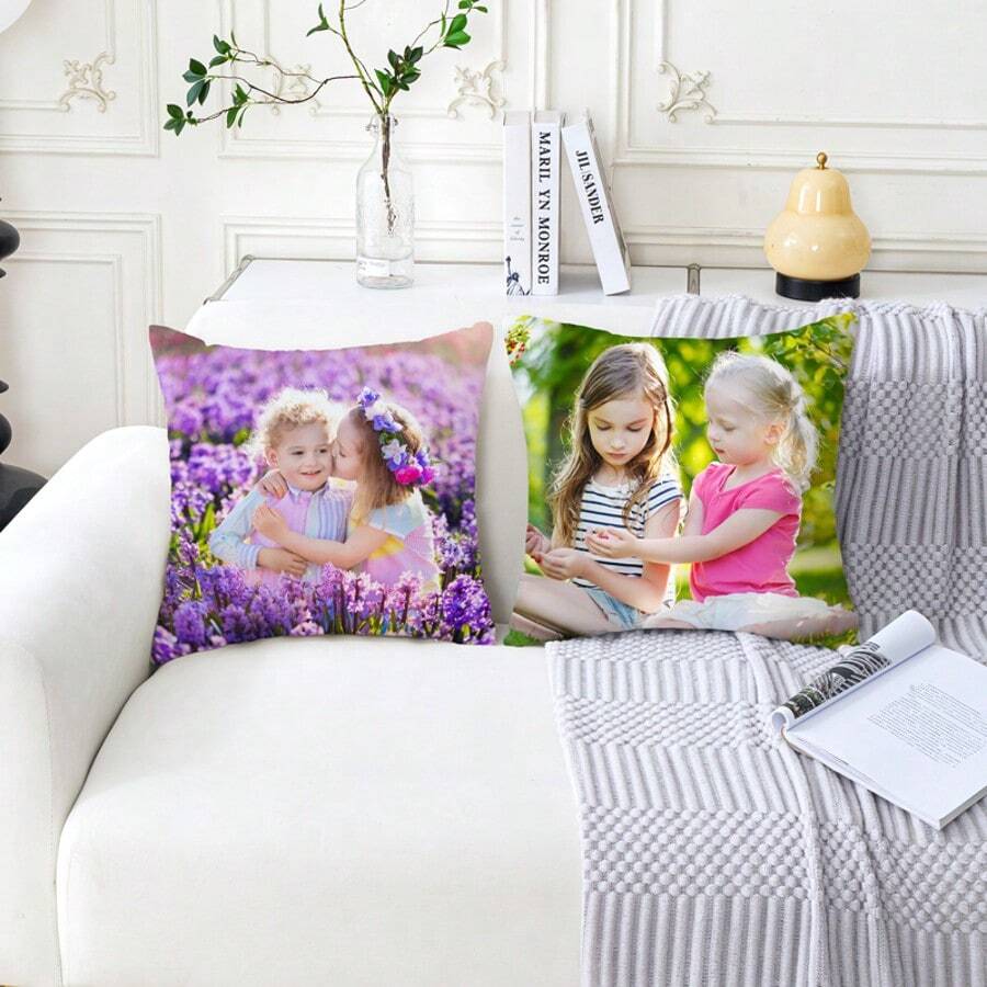قياسات مختلفة لغطاء وسادة قابل للتخصيص تصل إلى 19.7 بوصة، جميع الصور قابلة للتخصيص بطباعة الوجه بأنماط متنوعة، صور حيوانات مخصصة (يتم بيع الغطاء فقط دون الوسادة)، قابلة للتصنيع بأنماط متنوعة لمناسبات عيد الأضحى وموسم الزفاف وموسم التخرج واليوم الوطني الأمريكي