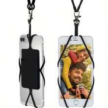2-7 peças Suporte para Pescoço Premium em Silicone para Smartphones, Bolso de Navegação Fácil, Confortável, Durável e Elegante para Aventuras