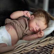 Realistic Reborn Baby Dolls Boy 19 Inch Realistic Toddler Doll Sleeping Real Life Newborn Baby Dolls That Look Real Lifelike Baby Dolls Soft Vinyl Body