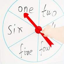 1pc Educational Spin Wheel Game With Suction Cup Pointer For Whiteboards - Ideal For Classroom Activities & Selection Games - Multicolor - View 10