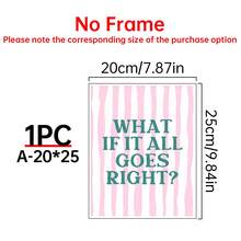 1 tấm áp phích trích dẫn thẩm mỹ cho phòng, trang trí phòng khách và phòng ngủ tuyệt vời, nghệ thuật treo tường bằng vải canvas truyền cảm hứng, hoàn hảo để trang trí phòng, quà tặng lý tưởng và trang trí phòng - 1 cái - Xem 15