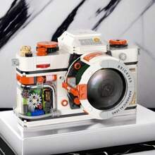 Creative New Digital Camera Building Block Model, Retro Camera Series DIY Assembly Particle Building Blocks, Suitable As Ornaments, Birthday Gifts