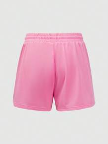 Customized Women's Sports Shorts - Add Your Text And Photos (M Famous Quotes/Funny Sentences/Landscapes/Badges/Couple Photos/Family Photos/Selfies/Pets), You Can Choose The Font And Color, Suitable For Summer Travel, Girlfriend Gifts, Women's Sports Shorts