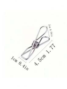 1pc Stainless Steel Sock Drying Rack, With Multiple Clips, Rotating Hook Windproof Clothes Hanger, Suitable For Socks, Bras, Lingerie, Laundry Accessories