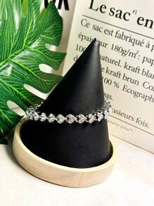1pc Ultra-brilhante Natural Cristal Contas Estilo Romano Pulseira, Design Unissex Adequado Para Dia Das Mães, Dia Dos Namorados, Presente Para Parceiros