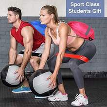 120 Pcs Workout Loop Resistance Bands Bulk Gym Elastic Bands Set For Fitn Sport Class Students Members Gift Physical 5 Pieces Each Set With Large Drawstring Backpack Bags - Black - View 5