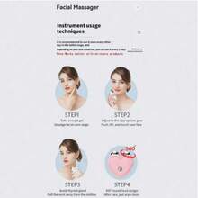 1 Masajeador Facial Recargable, Mini Rodillo de Masaje Microcorriente para Lifting Facial, Reducción de Arrugas, Adelgazamiento, Limpieza, Rejuvenecimiento y Reafirmación, Aparato de Belleza para Cara y Cuello, Masajeador Facial con 3 Niveles de Intensidad, Fácil de Llevar, Ideal para Viajar y Usar en Casa, Rosa - Rosa - Ver 7