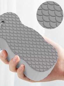 Estropajos de baño con textura 3D con diseño de escamas de pez, suaves con la piel, herramienta de limpieza para el baño, esponja con forma de pez adorable, piedra pómez suave para fregar, esponja de baño estacional para bañarse, nadar, limpiar, esponja de baño con relieve, esponja de baño suave, herramienta de fregado doméstico, exfoliación indolora, de vuelta a la escuela