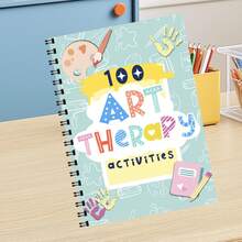 100pcs Art Activity Notebooks - Emotion Journals For Teens, Social Workers And Artists, Anxiety Management, Emotional Expression And Mindfulness, Colorful Illustrations, Emotional Expression Journal | Art Expression | Decorative Notebook,School Supplies,Back To School - Planner - View 1