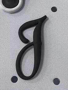 1pc Black Letter Beach Bag Accessory Decoration Pendant Insert Pocket Accessory, Letter A-Z, Suitable For Women's Rubber Beach Tote Bag, EVA Bag, Personalized Handbag, 3D Letter DIY Bag, Y2K Sticker - Black - View 21