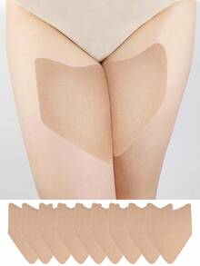 2/10pcs Anti-Chafing Thigh Bands, Inner Thigh Anti-Chafe Pads, Prevent Friction And Rubbing, Invisible For Summer Men & Women, Anti-Friction Spandex Patches, Suitable For Women's Inner Thighs And Calves, Provide Comfort And Protection, Suitable For Valentine's Day - Multicolor - View 7