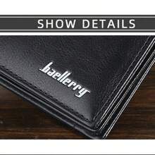 New Zipper Short Wallet Men's Multi-Card Fashion Vertical Mini Button Wallet Men's Card Bag Black Card Holders Waller Purse Men Anniversary Gift Gift For Men Gift For Men Gift For Men Gift For Men Gift For Men Gift For Men