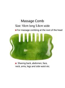 Barra de masaje de acupresión facial, raspador de masaje facial y de belleza para los ojos (no de cuerno de buey), bolígrafo de masaje de meridianos para todo el Body