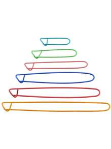 Large Aluminum Knitting Safety Pins - Colored, Easy Grip, Suitable For Sweater Tagging And Crochet Projects, Anti-Drop Safety Lock Design, Crossstitch Sewing Pins