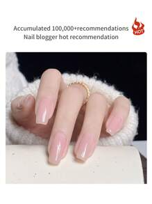 SHANGFEIYA 10ml Jelly Gel Nail Polish 6-Color Set Crystal Translucent Nail Art Vernis Semi Permanent Soak Off UV LED Naked Color Gel DIY For Nails