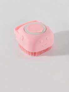 1pc Pet Essential Silicone Pet Bathing Brush, Dog & Cat Grooming Massage Brush, Multi-Functional Pet Bathing Cleaning Tool - Multicolor - View 14