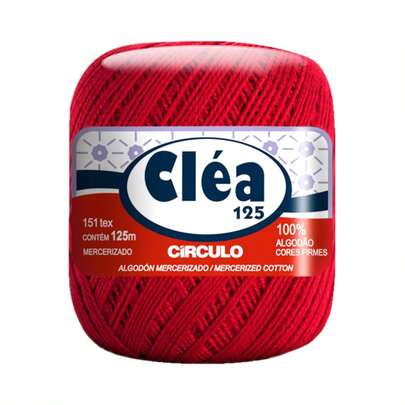 Linha Cléa 125m 19g Círculo P/ Tricô e Crochê