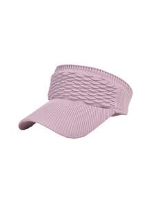 1 buc. Poliester fără margini, model în solzi de pește, culoare uni, ocazional, boem, epocă, petrecere, drăguț, stradă, elegant, rezistent la vânt, protecție UV, șapcă de baseball fără boruri, potrivită pentru primăvară, vară, toamnă