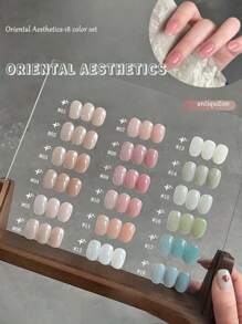 10ml Spring Summer Nails Popular Jelly Jade Ice Transparent Nude Pink Blue Green Gel Nail Polish All-Match Kit Phototherapy Gel Used In Nail Salon Nail Art Manicure Diy Women Gift Nail Supplies