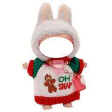 Muñeco de peluche con llavero de caja ciega de 17 cm con conjunto de ropa interior, vestimenta diaria linda (muñeco no incluido, accesorios aleatorios)