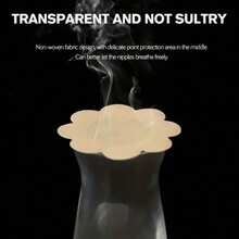 100/50/10pcs Invisible Self-Adhesive Bra Inserts - Comfortable & Discreet Solution For Women's Lingerie - Strapless, Seamless, And Secure Fit - Polyester Material, Hand Wash Only - Multicolor - View 10