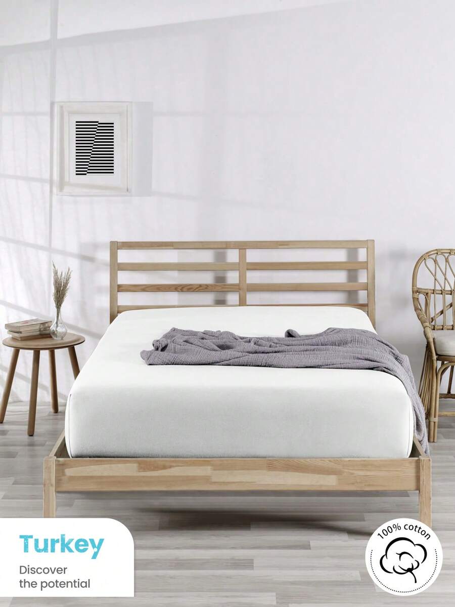 THE BERB Jersey Fitted Sheet Simple Practical Multifunctional