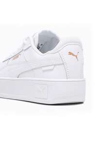 Puma 女士休閒厚底運動鞋，採用皮革和白色合成材料組合而成，型號 389390-01。 ✅ 24/72 小時內送達西班牙（大陸）