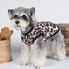 2025 Latest Leopard Print Pet Vest, Breathable & Comfortable Summer Indoor/Outdoor Vest For Small/Medium Dogs & Cats