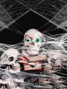 1 túi đồ trang trí Halloween Mạng nhện nhân tạo Siêu co giãn Mạng nhện với Nhện giả Trang trí cảnh tiệc đáng sợ Đạo cụ nhà kinh dị, Giáng sinh - Nhiều màu - Xem 5