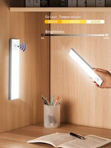 NBBUFF 18 Inch USB Rechargeable Motion Sensor LED Bar Lights, Magnetic Night Lights, 3 Color Temps Dimmable, Under Cabinet Lights For Pantry Lighting, Kitchen Lighting, Bedroom Lighting, Wardrobe Lighting - Multicolor - View 8