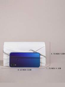 Hand Clutch Bag, Evening Clutch Bag For Women, Sparkling Crystal Rope Ruched Handbags, Glitter Envelope Purse