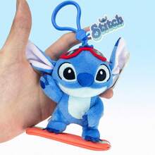 星际宝贝系列毛绒玩具-冲浪史迪奇-可爱毛茸茸便携挂件包包装饰 - 彩色 - 查看 8