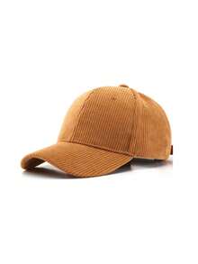 1pc Solid Color,Corduroy,Fashion,Duck Tongue Hat For Outdoor And Daily Use - A - View 8