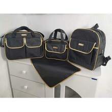 Maternity Bag Kit With Backpack And Changing Mat 4 Pieces Waterproof