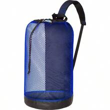 BVI Mesh Backpack: Compact 33L Size Great Beach Bag For Dry Wet Gear - Black - View 2